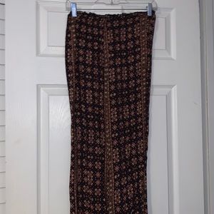 Patterned Flowy Pants